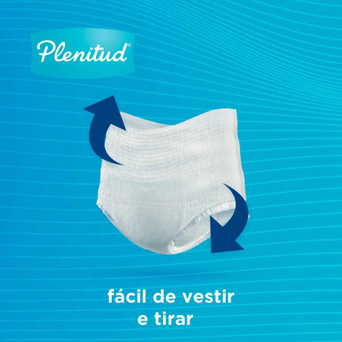 Roupa Íntima Plenitude Active Plus - Tamanho G / XG - 4 x 8 Unidades