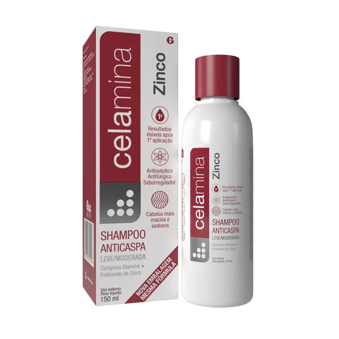 Shampoo Anticaspa Celamina Zinco 150Ml