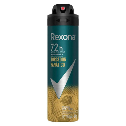 Desodorante Antitranspirante Masculino Rexona Men Torcedor Fanático, Aerossol, 1 Unidade Com 150Ml