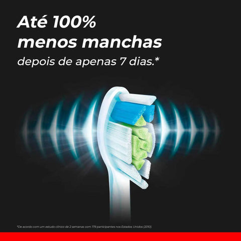 Refil Para Escova de Dente Elétrica Philips Branqueadora Média Com 2 Unidades
