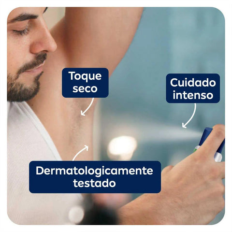 Desodorante Antitranspirante Masculino Nivea Men Sensitive Protect Aerossol, 1 Unidade Com 150Ml