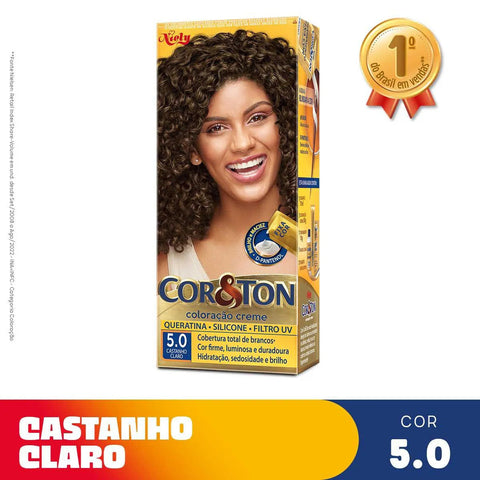 Tintura Cor & Ton Nº 5.0 Castanho Claro