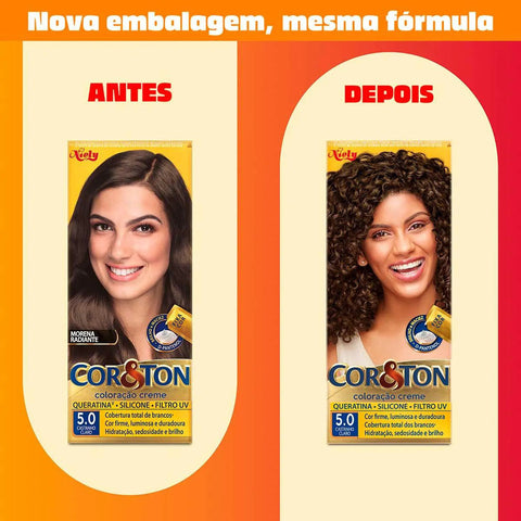 Tintura Cor & Ton Nº 5.0 Castanho Claro