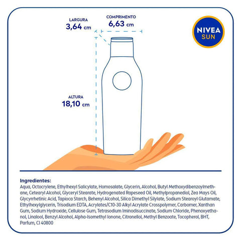 Protetor Solar Corporal Nivea Sun Protect & Bronze FPS 30 - 200 mL