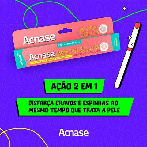 Lapiseira Secativa Acnase Bege Com 0,3G