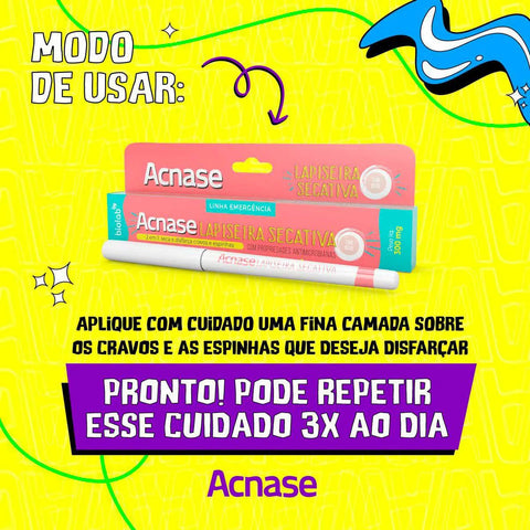 Lapiseira Secativa Acnase Bege Com 0,3G