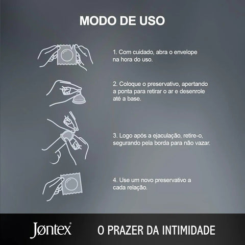 Preservativo Jontex Lubrificado 7 + 1 Unidades