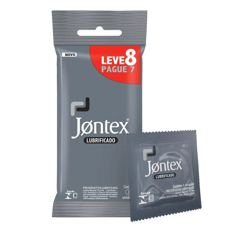 Preservativo Jontex Lubrificado 7 + 1 Unidades
