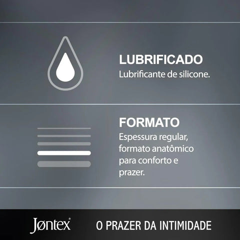 Preservativo Jontex Lubrificado 7 + 1 Unidades