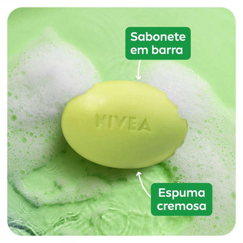 Sabonete Hidratante Nivea Erva-Doce e Óleos, Barra, 1 Unidade Com 85G