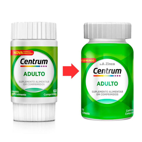 Polivitamínico Centrum 60 Unidades - Comprimido