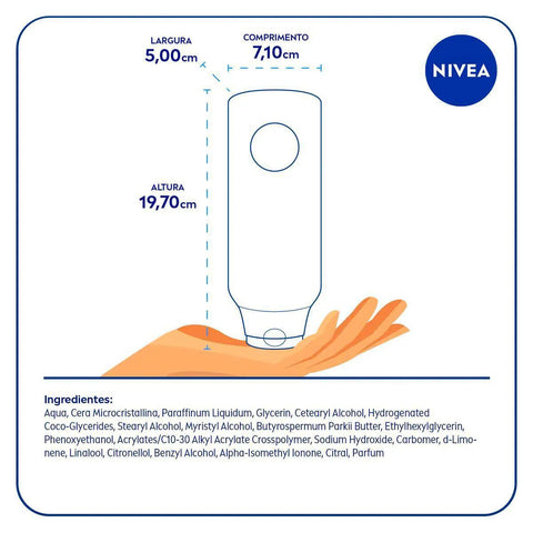 Hidratante de Banho Nivea Soft Milk 250Ml