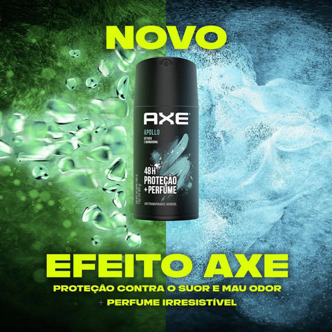 Desodorante Axe Body Spray Apollo, Aerossol, 1 Unidade Com 150Ml