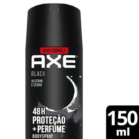Desodorante Axe Body Spray Black, Spray, 1 Unidade Com 150Ml
