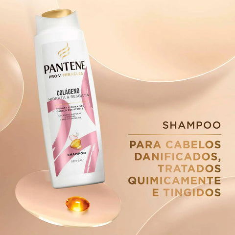 Shampoo Pantene Pro-V Colágeno Hidrata e Resgata 300Ml