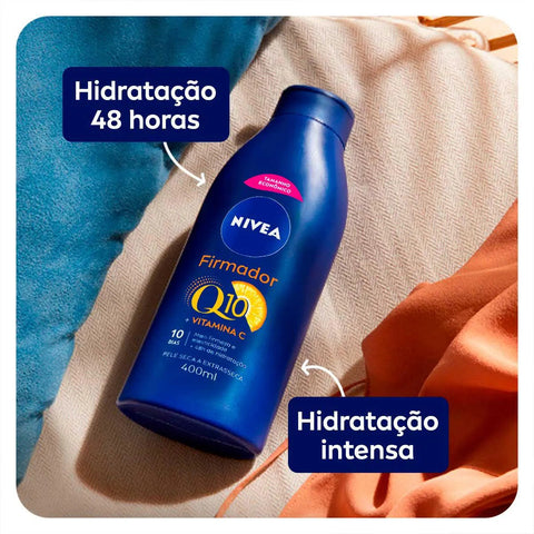 Hidratante Corporal Firmador Nivea Q10 + Vitamina C Pele Seca À Extrasseca 1 Unidade Com 400Ml
