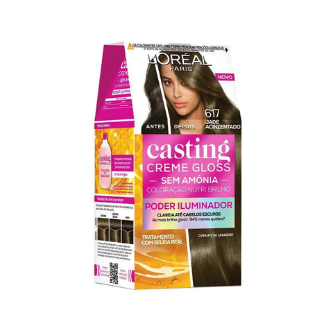 Tonalizante L'Oréal Casting Creme Gloss Nº 617 Jade Acinzentado