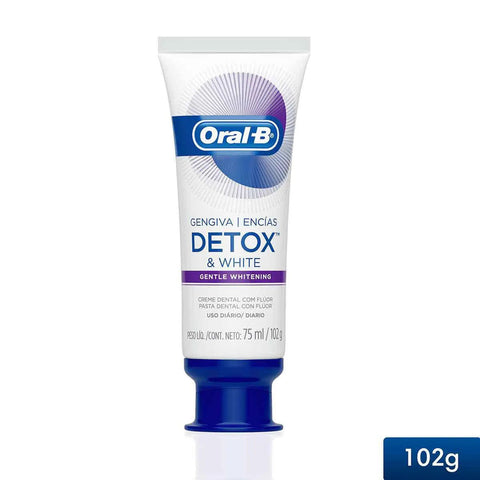 Pasta de Dente Oral-B Gengiva Detox Whitening - 102 g