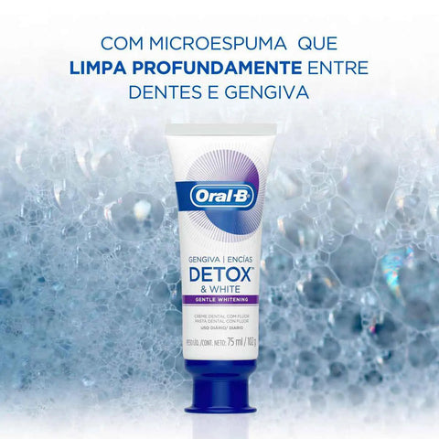Pasta de Dente Oral-B Gengiva Detox Whitening - 102 g