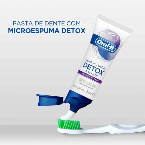 Pasta de Dente Oral-B Gengiva Detox Whitening - 102 g