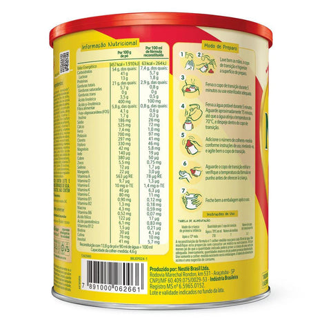 Fórmula Infantil Ninho Fases 1 a 3 - 800 g