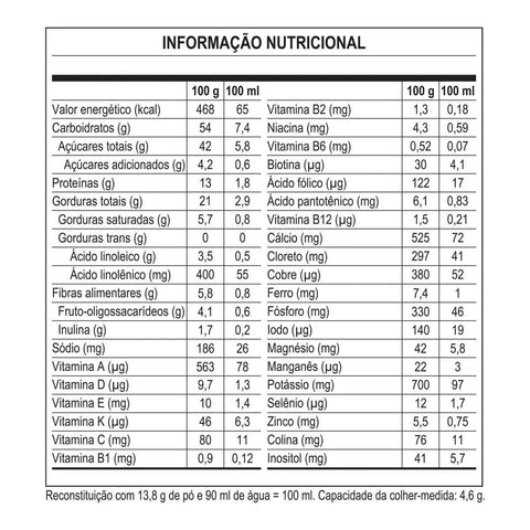 Fórmula Infantil Ninho Fases 1 a 3 - 800 g