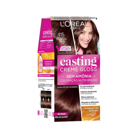 Tonalizante L'Oréal Casting Creme Gloss Nº 415 Chocolate Glacê