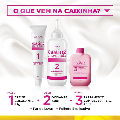 Tonalizante L'Oréal Casting Creme Gloss Nº 415 Chocolate Glacê