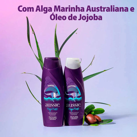 Shampoo Aussie Mega Moist 180Ml