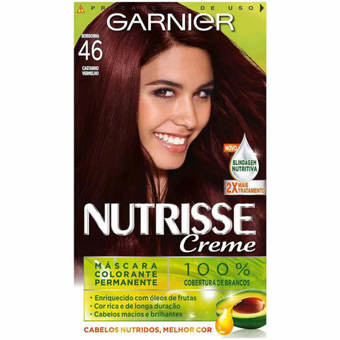 Tintura Garnier Nutrisse Creme Nº 46 Borgonha