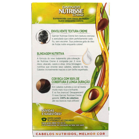Tintura Garnier Nutrisse Creme Nº 46 Borgonha