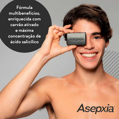 Sabonete Asepxia Detox Pele Mista A Oleosa Barra Com 80G