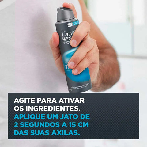 Desodorante Masculino Dove Men + Care Clean Comfort, Aerossol, 1 Unidade Com 150Ml