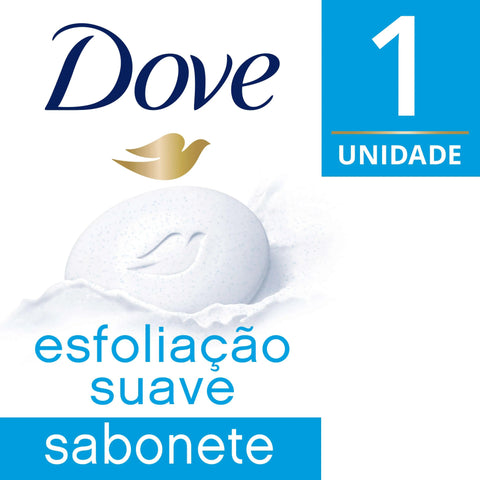 Sabonete Dove Esfoliação Suave Barra Com 90G