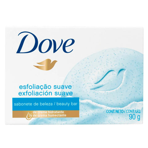 Sabonete Dove Esfoliação Suave Barra Com 90G