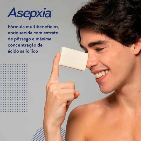 Sabonete Facial Asepxia Neutro Barra Com 80G