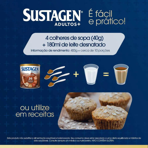 Sustagen Sabor Chocolate - 400 g
