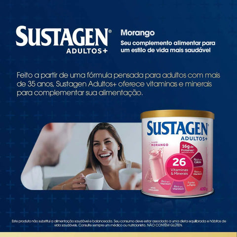 Sustagen Sabor Morango - 400 g