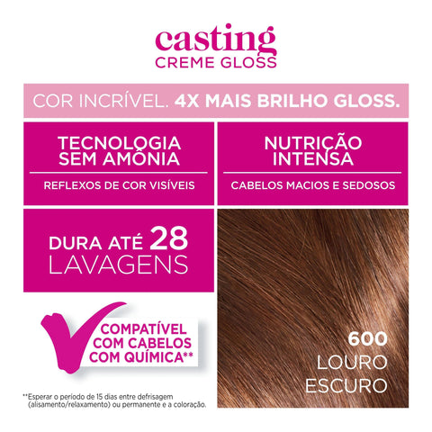 Tintura Casting 600 Louro Escuro