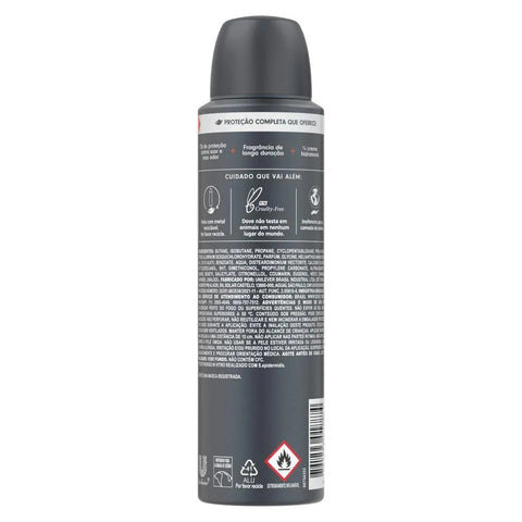 Desodorante Masculino Dove Men + Care Proteção Antibacteriana, Aerossol, 1 Unidade Com 150Ml