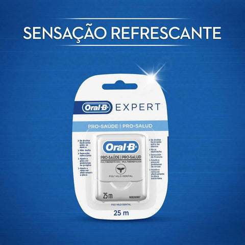 Fio Dental Oral-B Pro-Saúde Menta Refrescante, 1 Unidade Com 25M