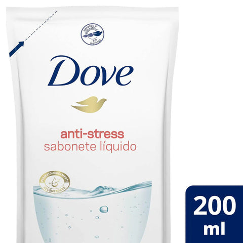 Sabonete Anti-Stress Dove Água Micelar Refil, Líquido, 1 Unidade Com 200Ml