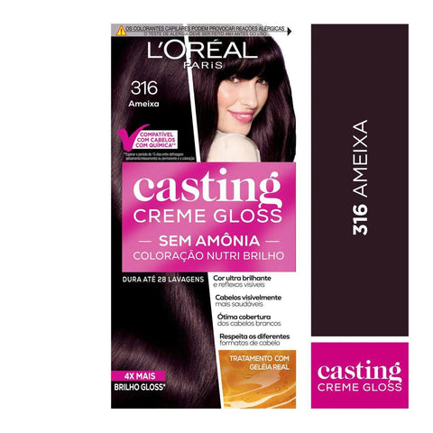 Tonalizante L'Oréal Casting Creme Gloss Nº 316 Ameixa