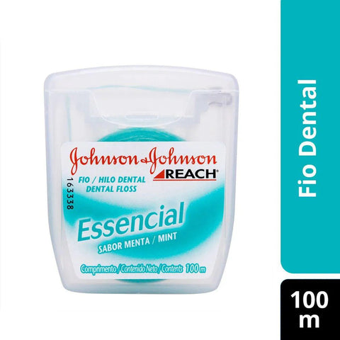 Fio Dental Reach Essencial Menta Com 100M