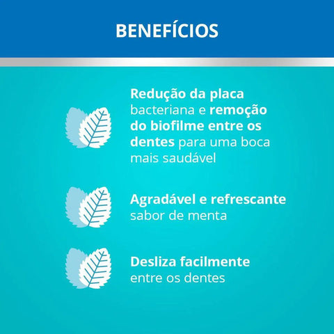 Fio Dental Reach Essencial Menta Com 100M