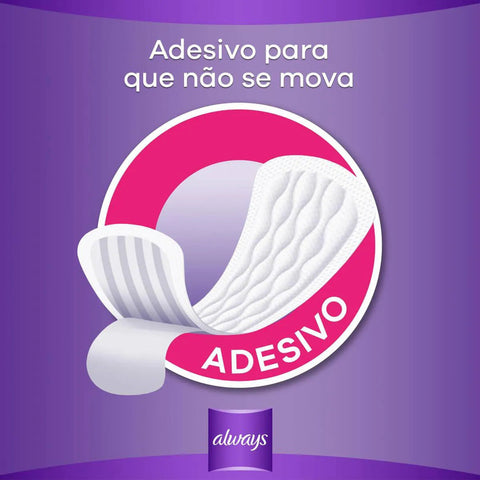 Protetor Diário Always Com Perfume Com 40 Unidades