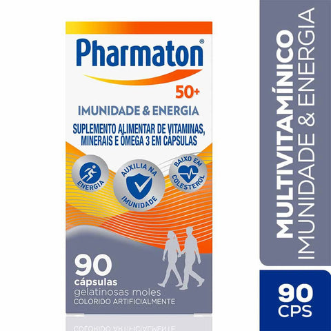 Polivitamínico Pharmaton 50+ 90 Unidades - Cápsula