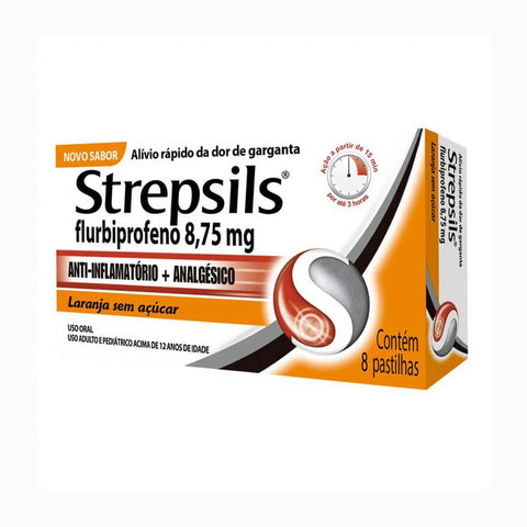 Strepsils 8,75mg - 8 Unidades - Pastilha