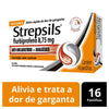 Strepsils Laranja 8,75mg - 16 Unidades - Pastilha