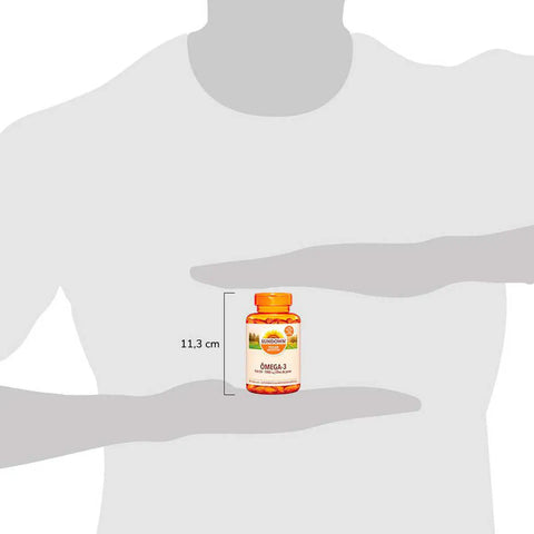 Ômega 3 (Sundown Naturals) 1000mg - 60 Unidades - Cápsula (A1)